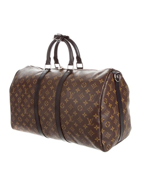 louis vuitton keepall bandoulière 45 vuittonite monogram macassar